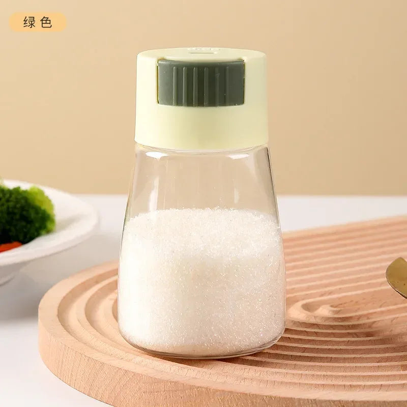 High Quality Glass Salt Shaker – Adjustable Seasoning Jar (Random Design) - Clarify.pk
