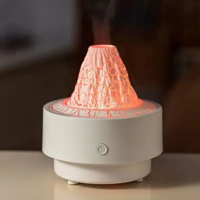 Flame Lava Aroma Diffuser – LED Ultrasonic Humidifier - Clarify.pk
