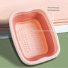 Foldable Footbath Massage Bucket Pedicure Bucket Folding Basin Foot Bowl Plastic Tub Spa Foot Bath Bathtub BXLP02