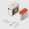 Electric Flame Humidifier – LED Aroma Diffuser - Clarify.pk