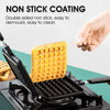 Portable Waffle Maker – Quick Heating Non-Stick Breakfast Iron - Clarify.pk