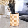 Bamboo Kitchen Utensil Holder – Natural Wood - Clarify.pk