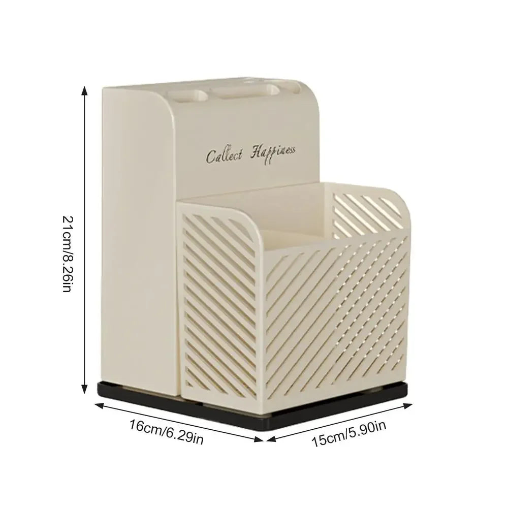 Kitchen Cutlery Holder – Utensil Organizer with Drain Tube - Clarify.pk