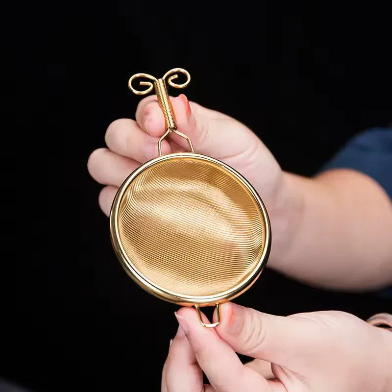 Japanese Style Stainless Steel Tea Infuser – Fine Mesh Strainer - Clarify.pk