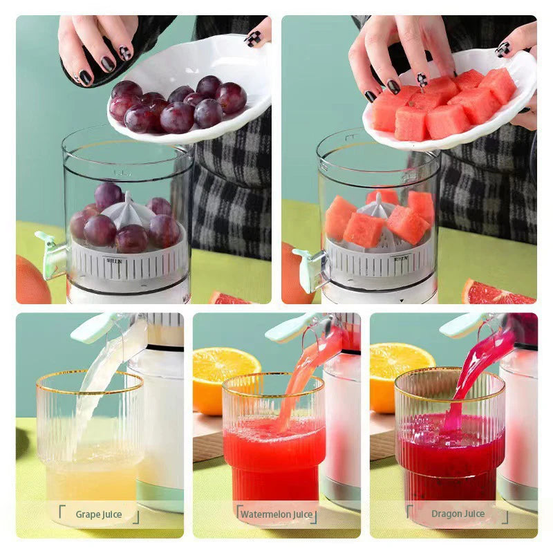 Portable Usb Automatic Small Multifunctional Residue Separation And Charging Bidirectional Spiral Juicer Cup