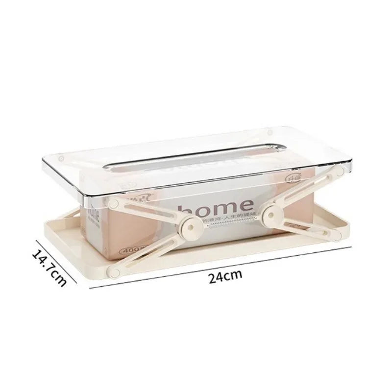 Automatic Lift Tissue Storage Box - Height Adjustable | Trenducts.pk