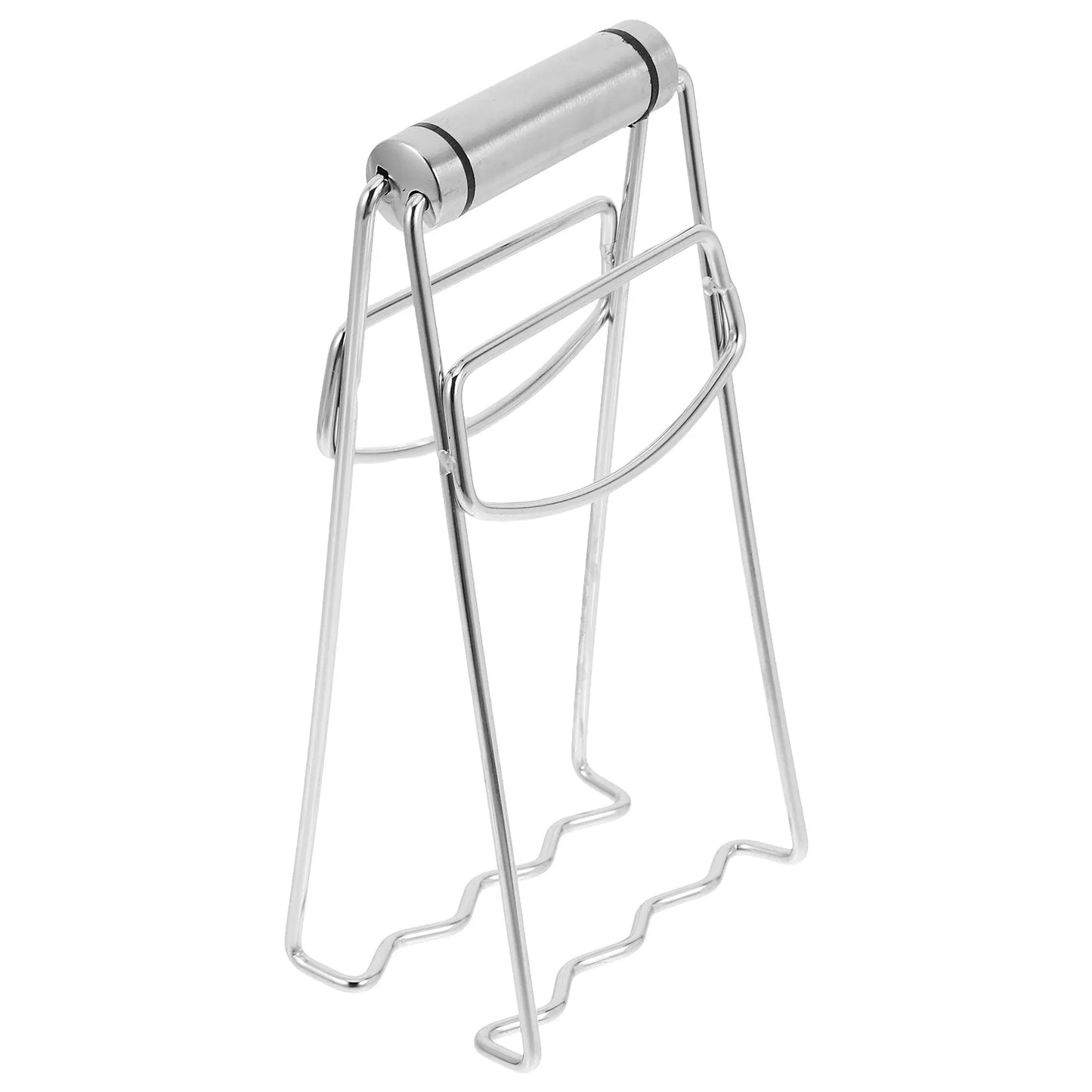 Stainless Steel Folding Hot Dish Plate Clip Multifunctional Retriever Tongs Heat Resistant Plate Gripper Kitchen Anti Scald