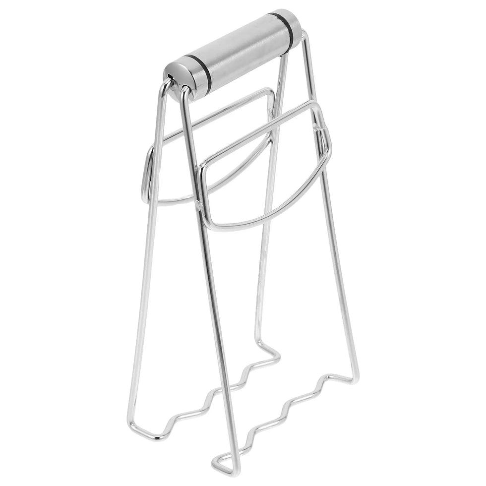 Stainless Steel Folding Hot Dish Plate Clip Multifunctional Retriever Tongs Heat Resistant Plate Gripper Kitchen Anti Scald