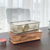 Acrylic Transparent Spoon Box – Cutlery Storage Organizer - Clarify.pk