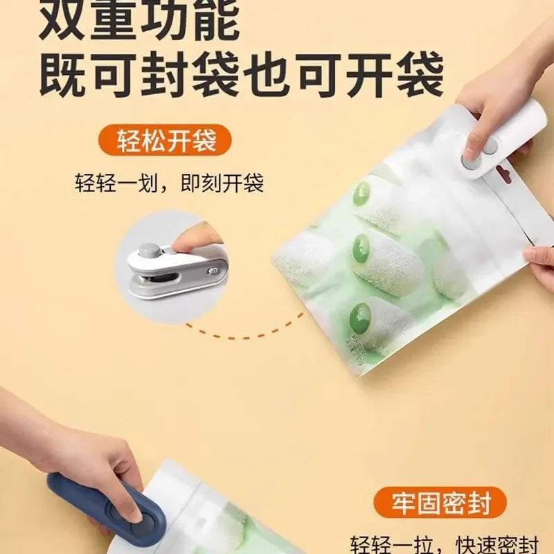 2 in 1 Portable Sealing Machine – Mini Heat Sealer & Cutter - Clarify.pk