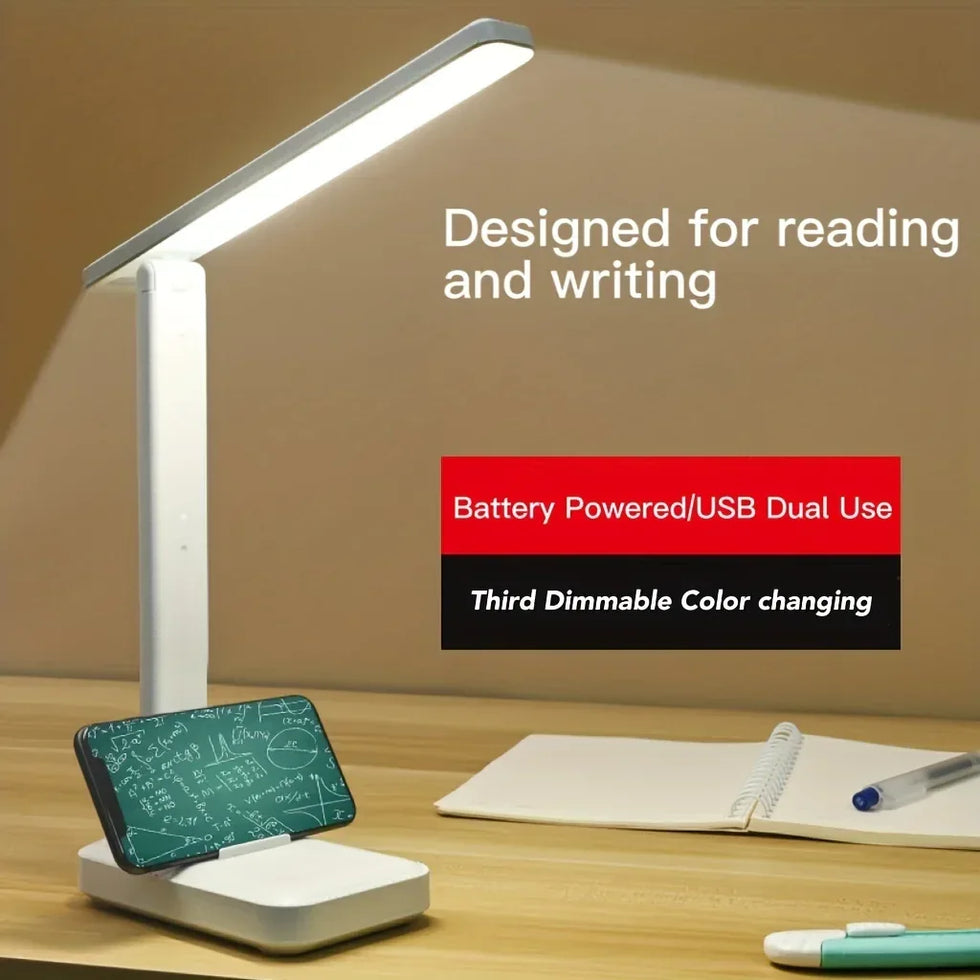 Foldable Eye Protection Desk Lamp – USB Rechargeable - Clarify.pk