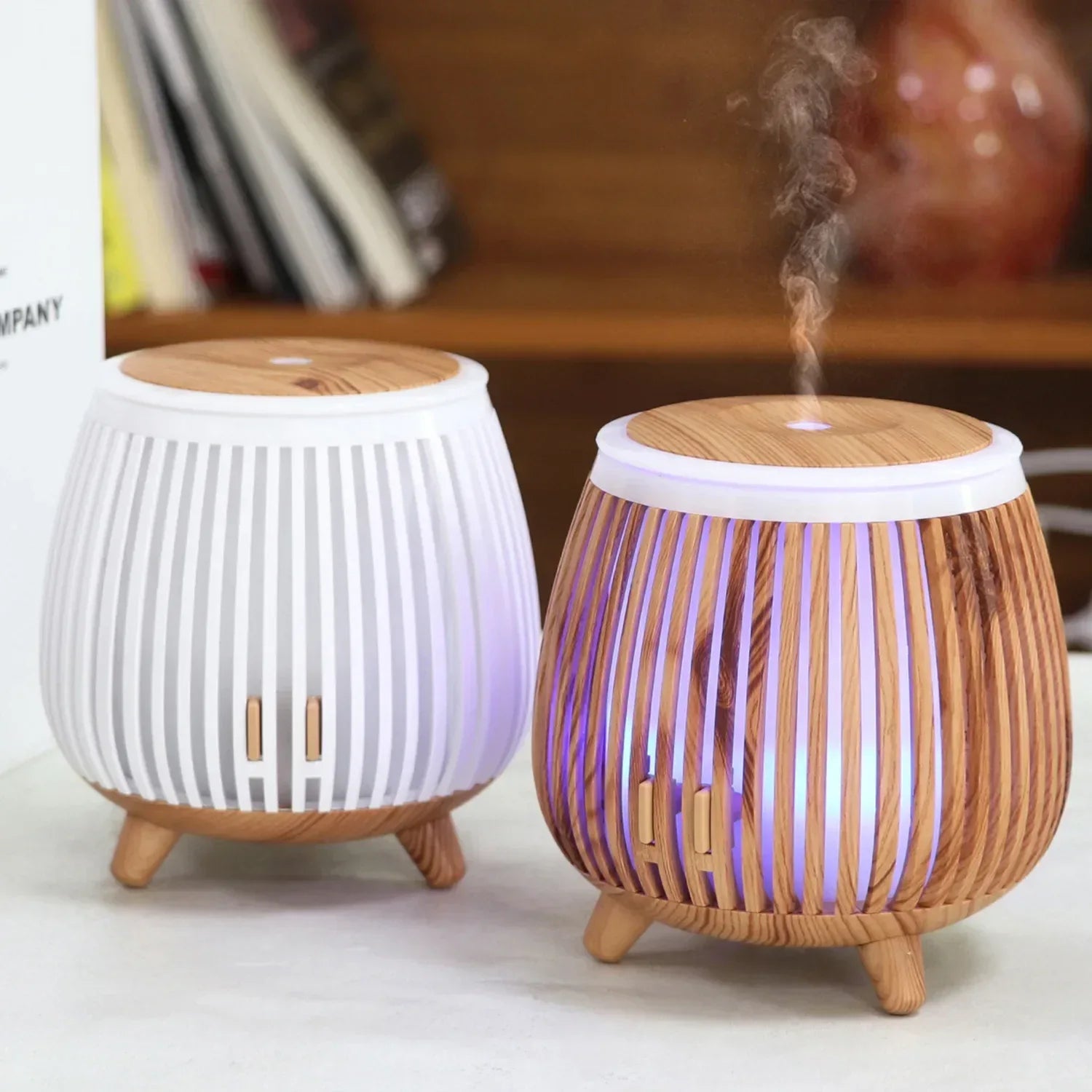 Ultrasonic Humidifier – LED Essential Oil Diffuser - Clarify.pk