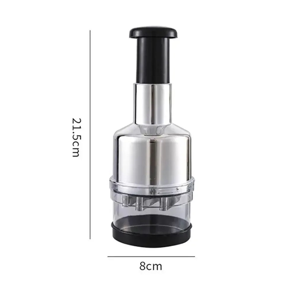 Manual Hand Press Garlic Onion Vegetable Chopper - Clarify.pk