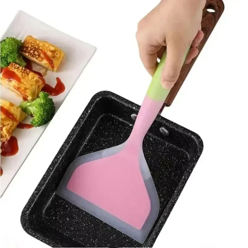 Silicone Pancake Spatula – Heat-Resistant Kitchen Tool - Clarify.pk