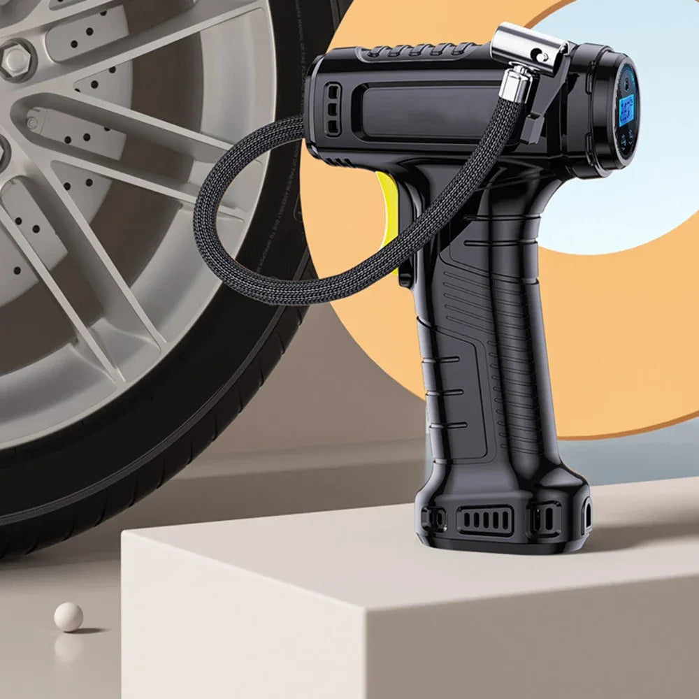 Digital Tyre Inflator with PSI Setting – Portable Air Pump - Clarify.pk