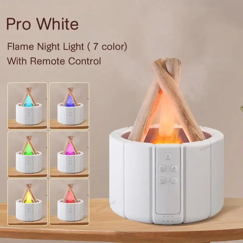 Premium Firebon Humidifier | LED Flame Aroma Diffuser – Clarify.pk ...