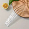 5pcs Reusable Glass Straw Set with Cleaning Brush - Clarify.pk