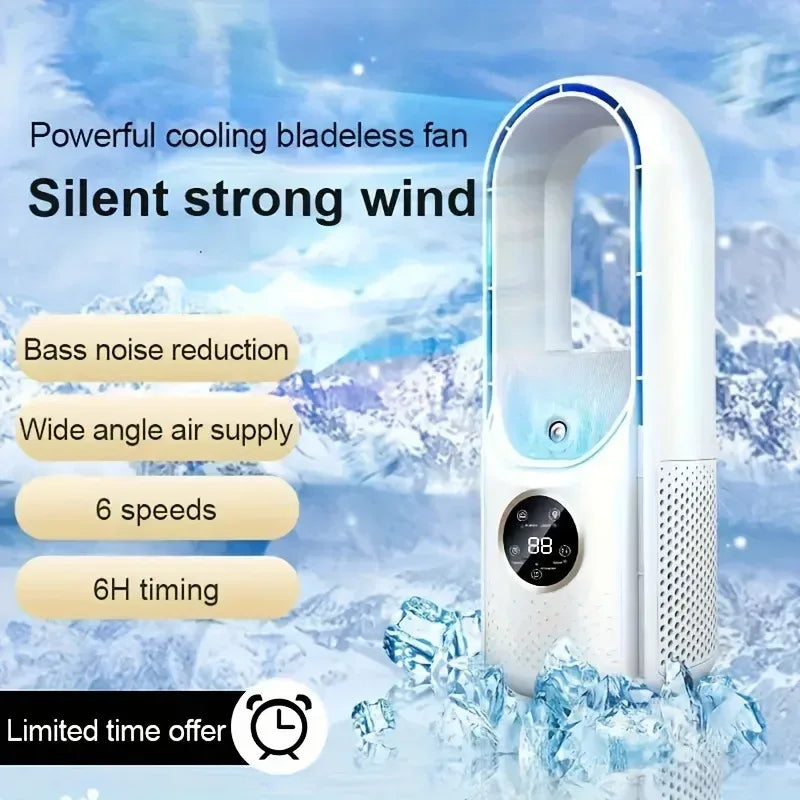 USB Leafless Desktop Air Cooler – Mist Fan Humidifier - Clarify.pk