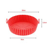 Silicone Air Fryer Basket Liner – Reusable Pot Tray & Baking Mold (Random) - Clarify.pk
