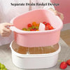 Portable Fruit And Vegetable Washer With Brush, Fruit Washing Bowl For Easy Cleaning