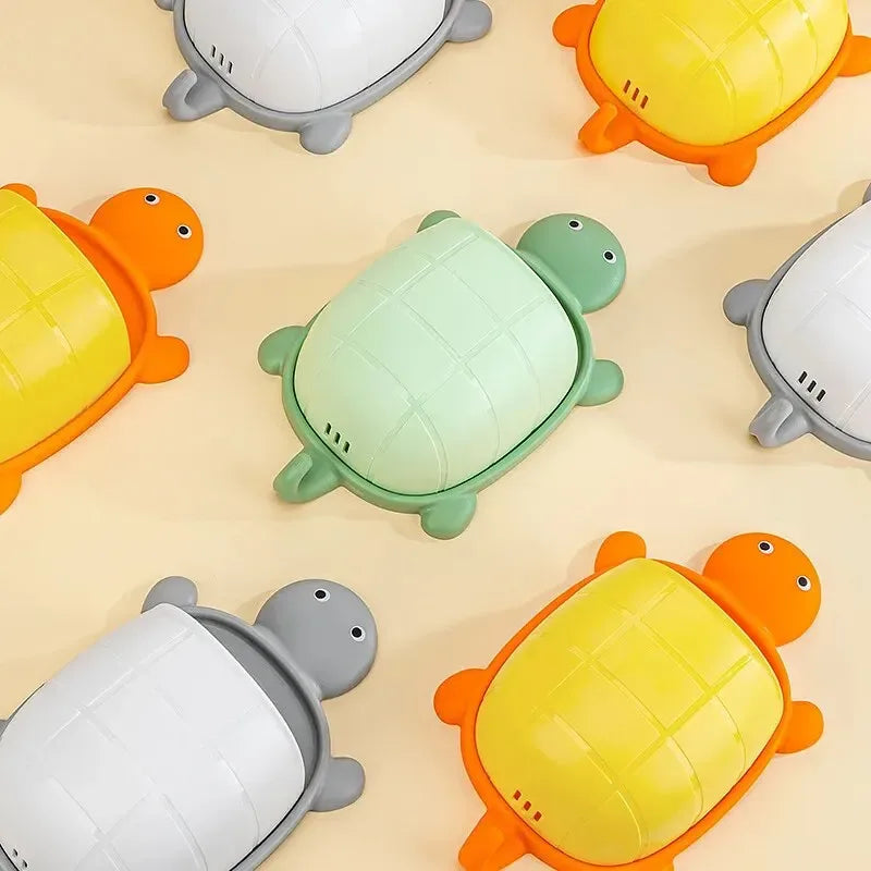 Cute Turtle Toothbrush Holder – Cartoon Bathroom Organizer - Clarify.pk