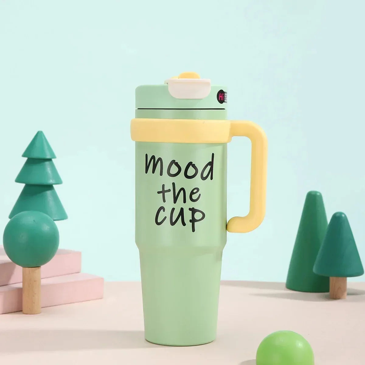 900ml Stainless Steel Insulated Tumbler (Random Color) - Clarify.pk