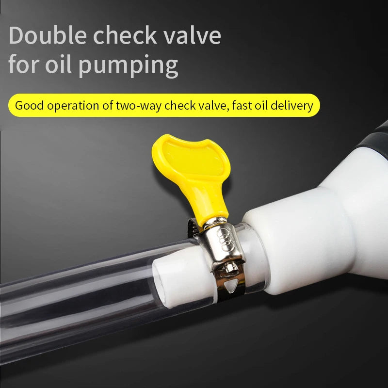 Universal Hand Gas Oil Pump Car Fuel Pump Manual Suction Pipe Gasoline Syphon Pump Auto Engines Fuel Supply System Accessories