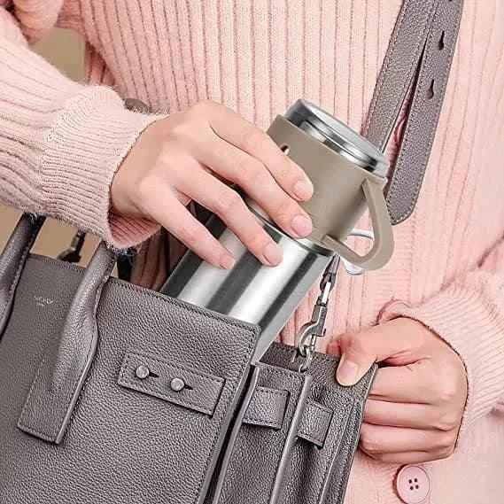 High Quality Food Grade Stainless Steel Vacuum Flask Set for Hot and Cold Drinks - Clarify.pk