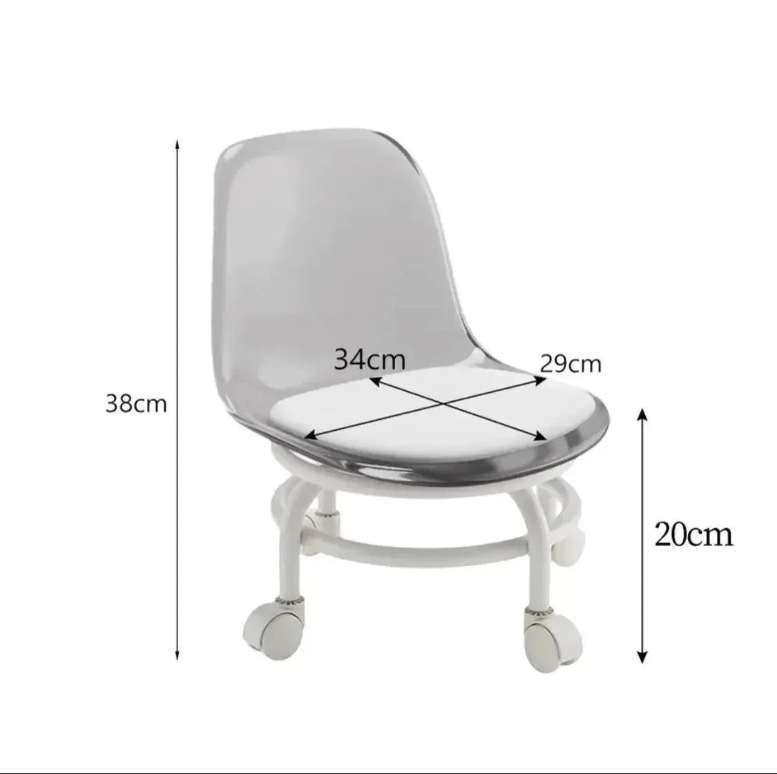 Rotating Chair Packaged Acrylic 360 Moving Chair - Rotating Chair for Modern Interiors ...