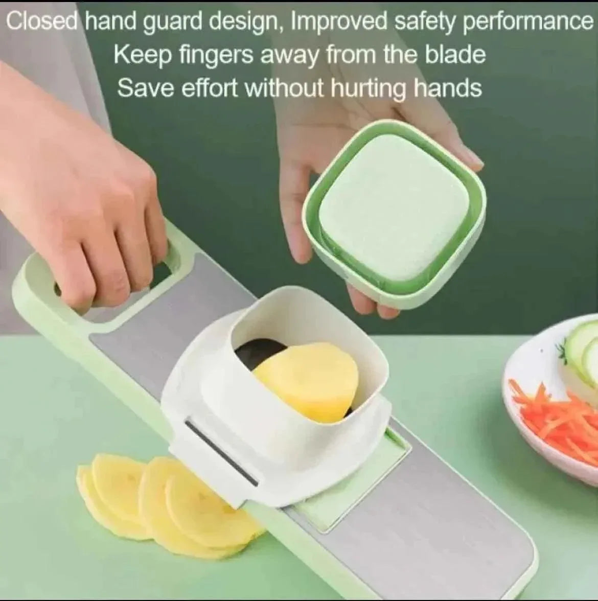 5 in 1 Vegetable Cutter Multifunctional grater and cutter - Clarify.pk