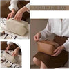 Classy Leather Cosmetic Bag, Portable Makeup Pouch for Travel - Clarify.pk