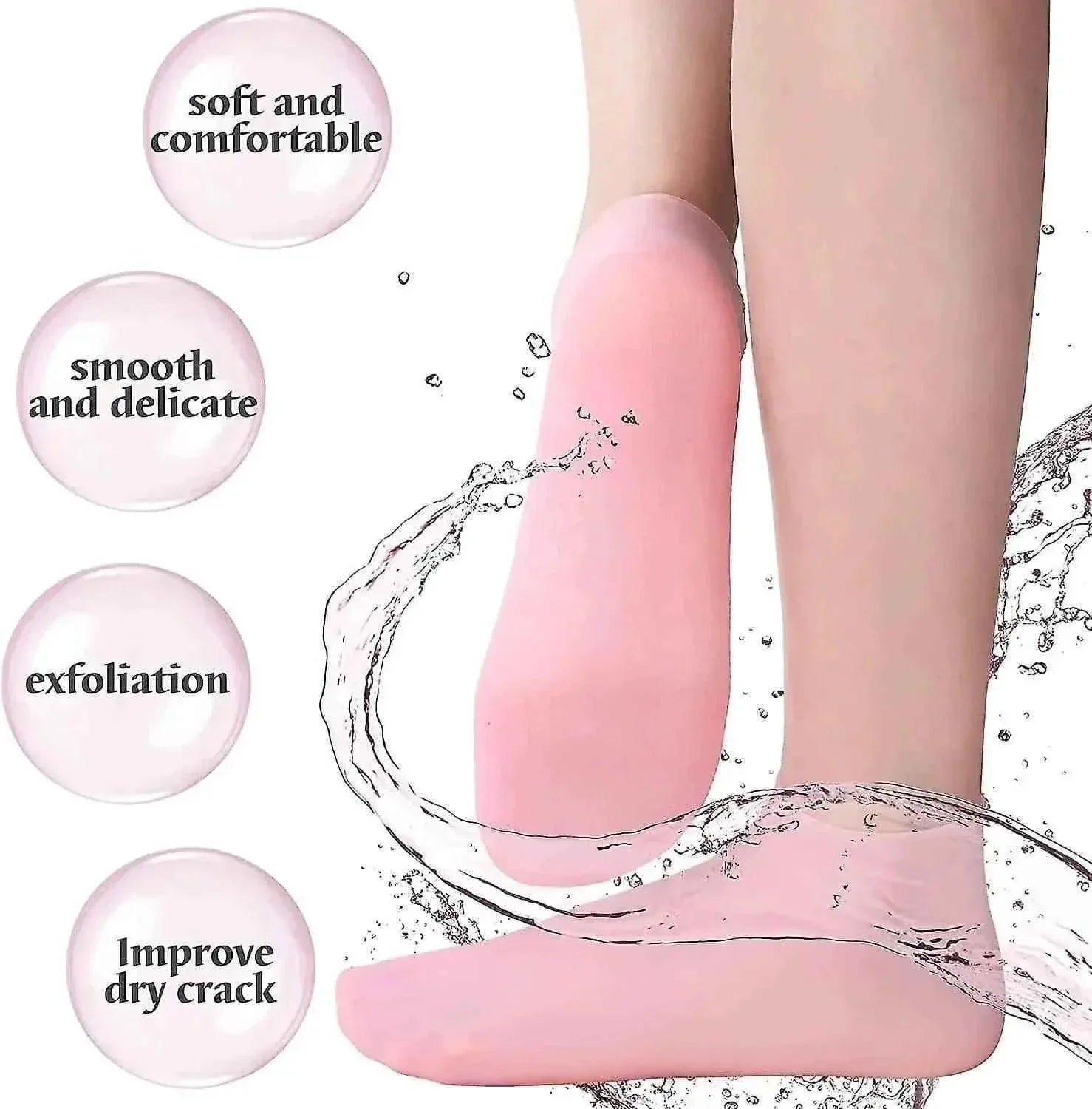 Moisturizing Foot Socks for Silky Soft Skin - Clarify.pk
