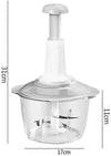Manual Vegetable Chopper - Effortless Tool for Quick Chopping and Dicing - Clarify.pk