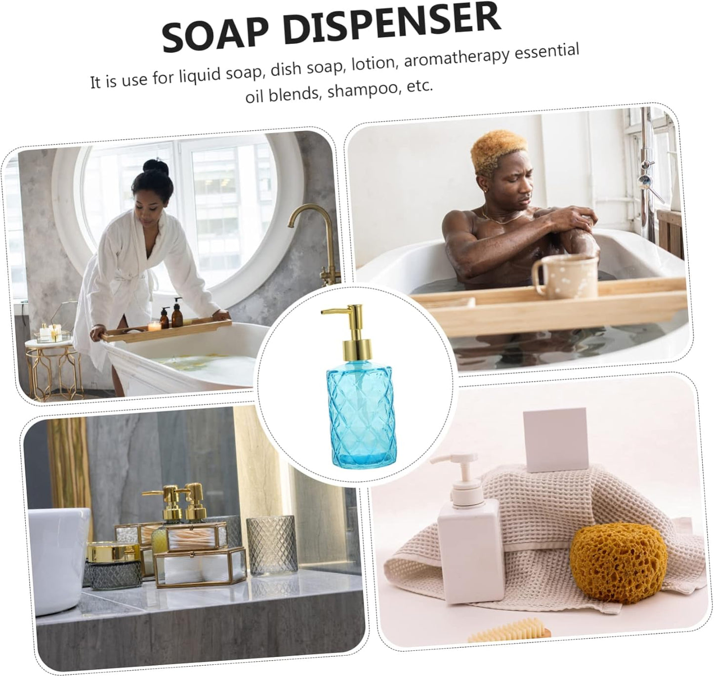 Luxury Diamond Design Soap Dispenser GH