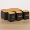 HausRoland Deluxe Bread Bin & Canister Combo Set – 4-Piece Kitchen Organizer MJ