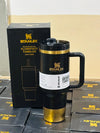 Stanley 40oz FlowState Tumbler – Black & Gold Edition (Premium Quality) - Clarify.pk