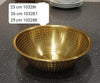 Golden Stainless Steel Strainer Bowl | Heavy Duty - Trenducts.pk