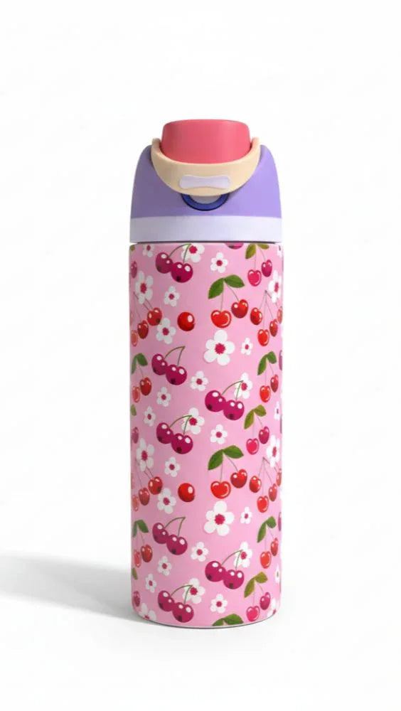 Premium Cherry Blossom 32oz Owala Bottle – Elegant Water Bottle (950ml) - Clarify.pk