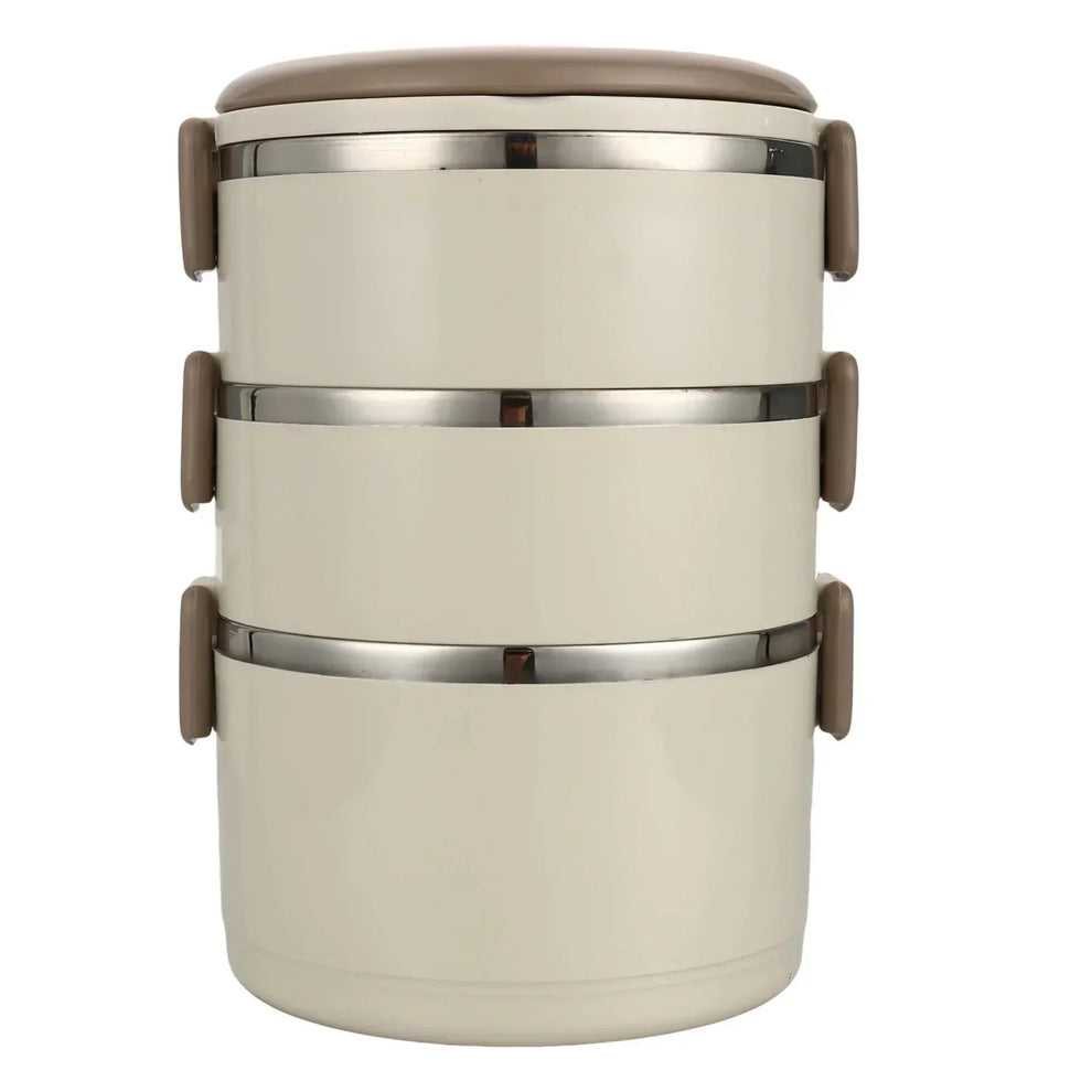 Insulated Stainless Steel Picnic Lunch Box - Trenducts.pk