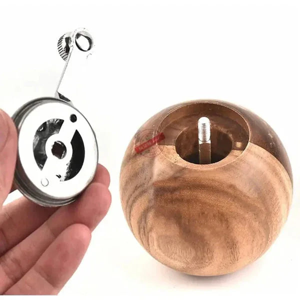 Wooden Pepper grinder — Walnut Hand-Crank - Clarify.pk