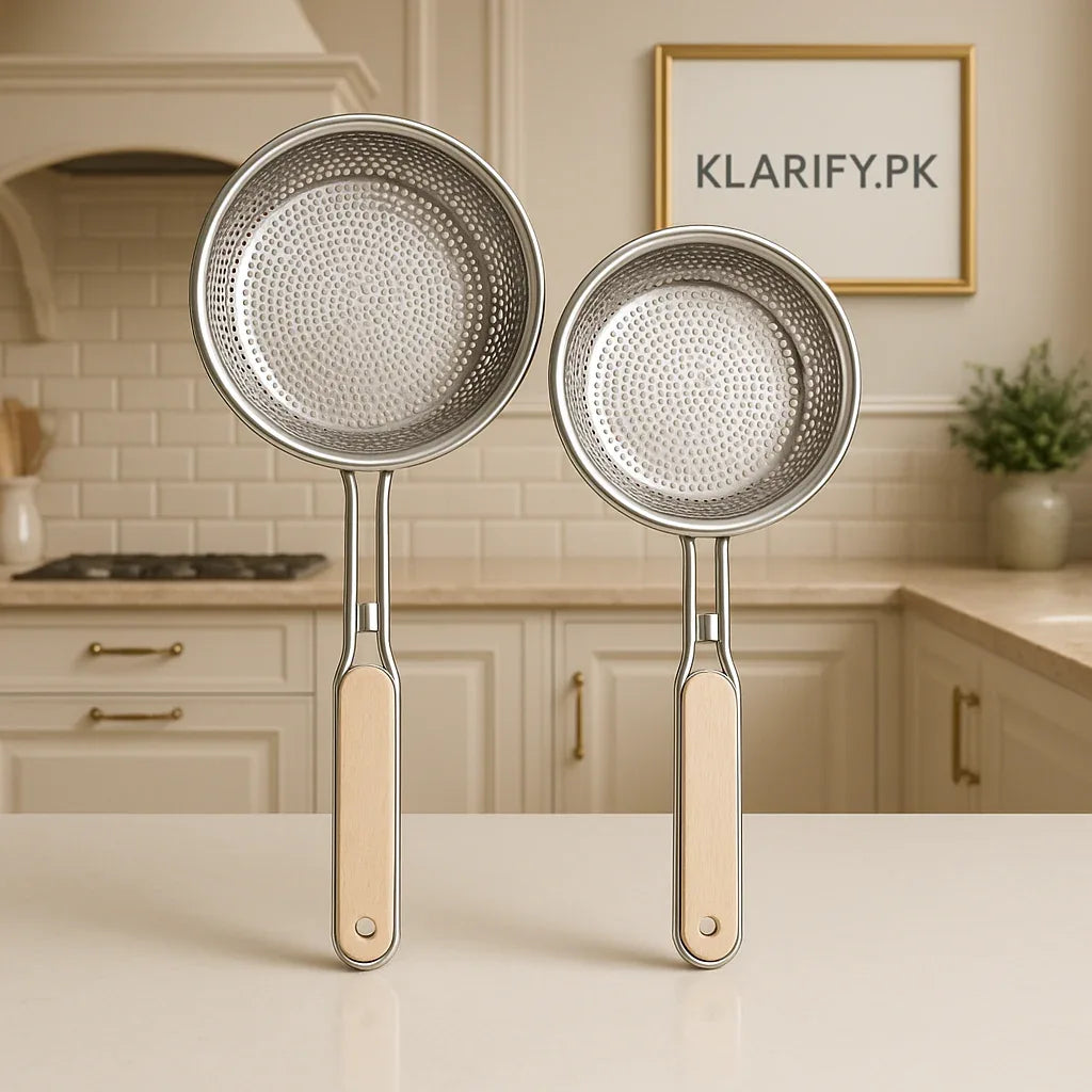 Stainless Steel Juice & Milk Strainer – Good Quality - Clarify.pk