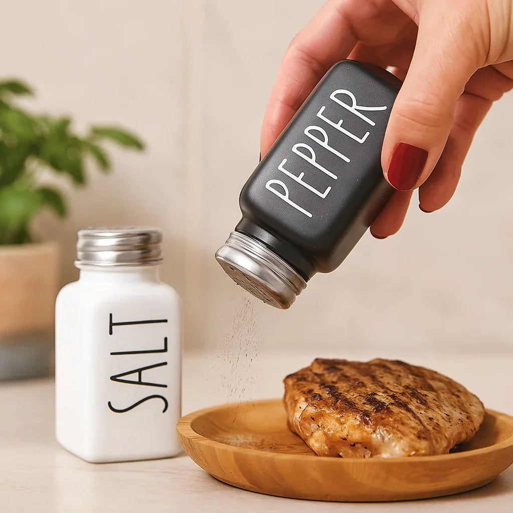 Salt & Pepper Shaker Pair – Elegant Tabletop Set - Clarify.pk