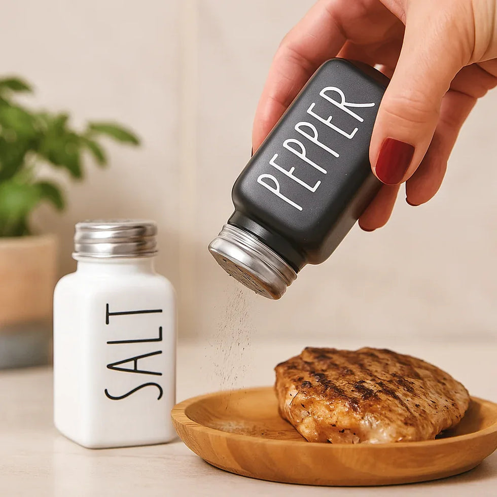 Salt & Pepper Shaker Pair – Elegant Tabletop Set - Clarify.pk