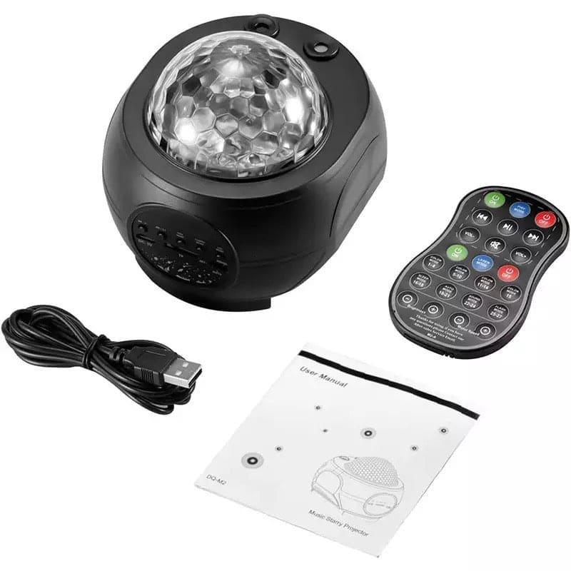 Galaxy Ocean Wave Projector Lamp with Starlight - Clarify.pk