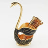 Swan Figurine Home Decor with Gold Finish - Clarify.pk