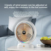 Colorful LED Desk Fan with Air Circulation - Clarify.pk