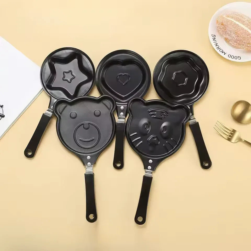 Creative Cartoon Mini Omelette Pan Set (random design )(each) - Clarify.pk