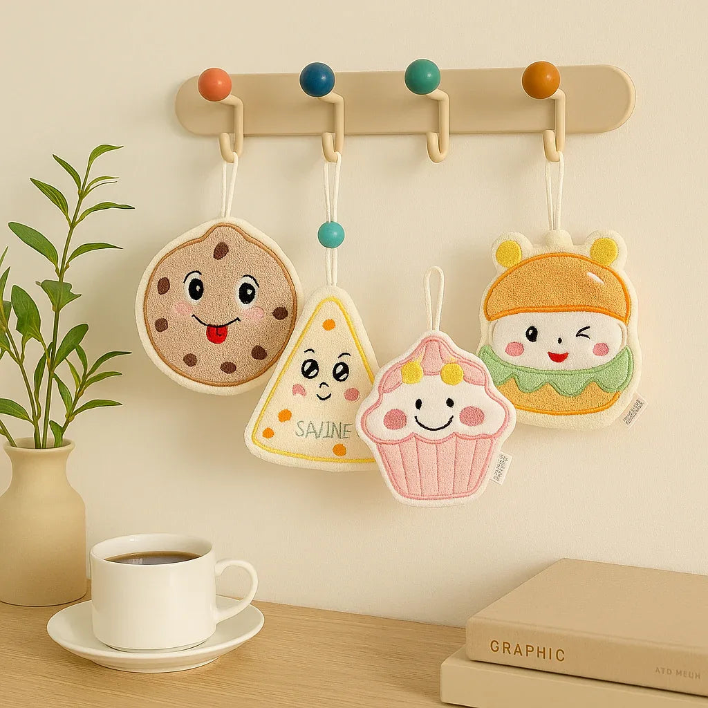 Cute Cartoon Hand Towels Random Design (each) - Clarify.pk