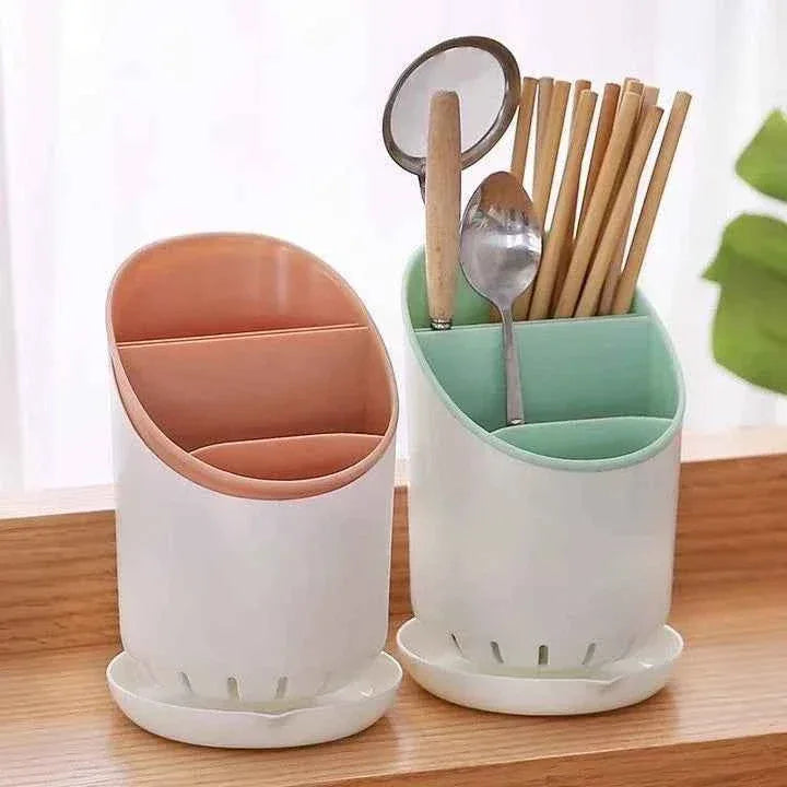Cutlery Holder Drying Rack for Kitchen Organization - Clarify.pk