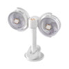 Double Head Recirculating Fan with Aromatherapy - Clarify.pk